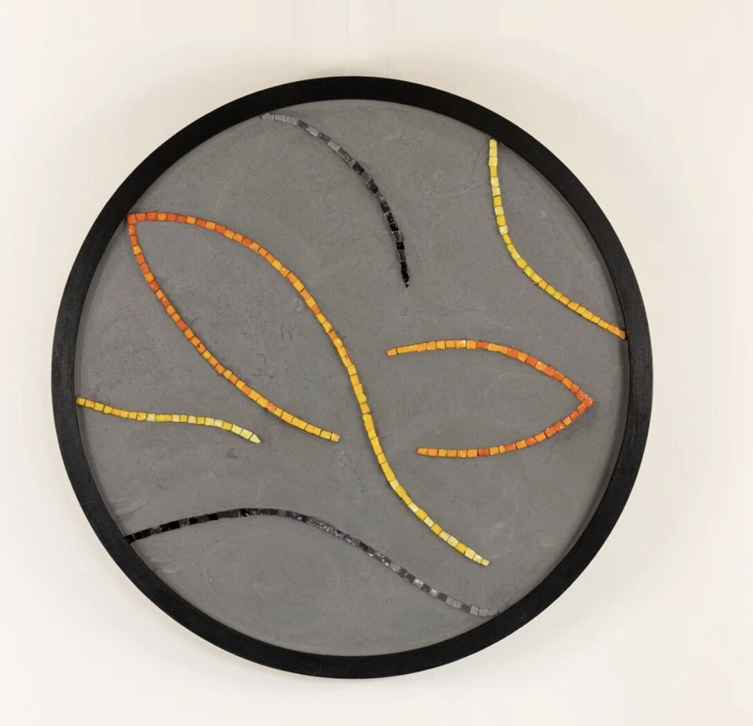 Anne-Gaëlle Mercier — tableau mosaïque éclat de verre 1